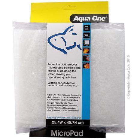AQUA ONE Micro Pad Self Cut Filter Pad 25.4 X 45.7cm -09308