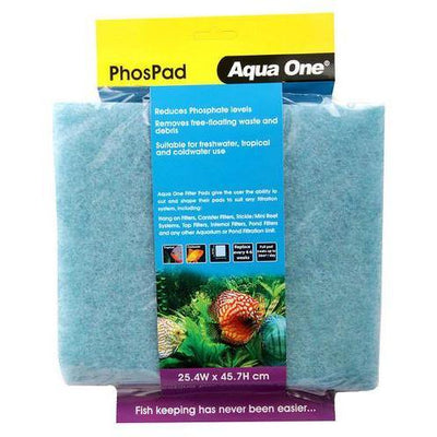 AQUA ONE Phos Pad Self Cut Filter Pad 25.4 X 45.7cm -09311