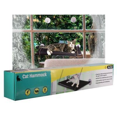 PET ONE Cat Window Hammock Black - PET PARLOR