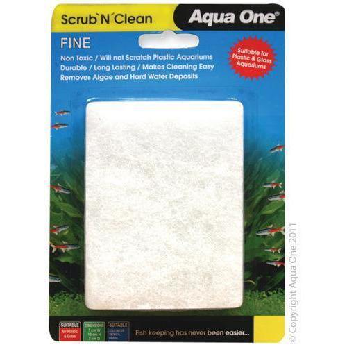 AQUA ONE Scrub N Clean Algae Pad Fine - PET PARLOR