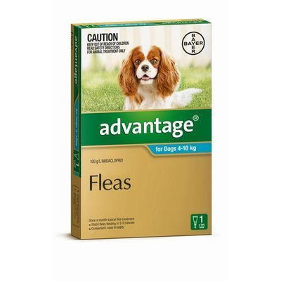 Advantage Single Medium Dog Aqua (4-10kg)