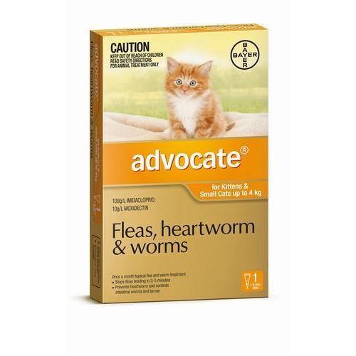 Advocate Single Kitten/Small Cats up to 4kg (Orange)