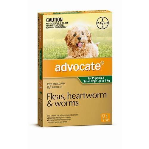 Advocate Single Puppies/Small Dogs up to 4kg (Green)