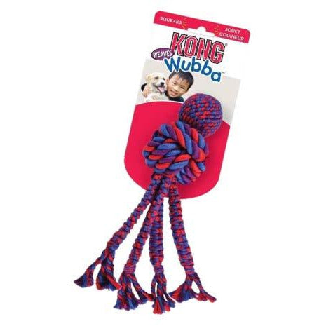 KONG Wubba Weaves with Rope - PET PARLOR