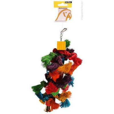 AVI ONE Parrot Toy Wooden Cubes With Sisal