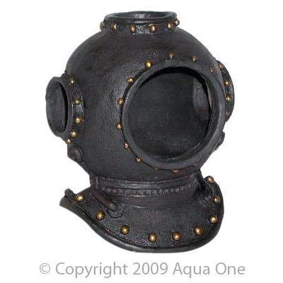 AQUA ONE Ornament Deep Sea Divers Helmet 16x13cm -11299
