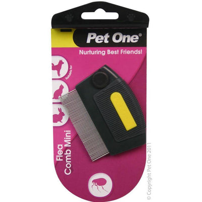 PET ONE Grooming Cat & Small Animal Flea Comb Mini -23871