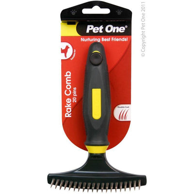 PET ONE Grooming Rake Comb 20 Pins -23879