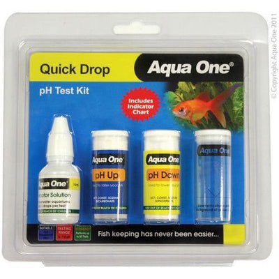 AQUA ONE QuickDrop pH 6 to 7.8 Test Kit 100 Tests -10179