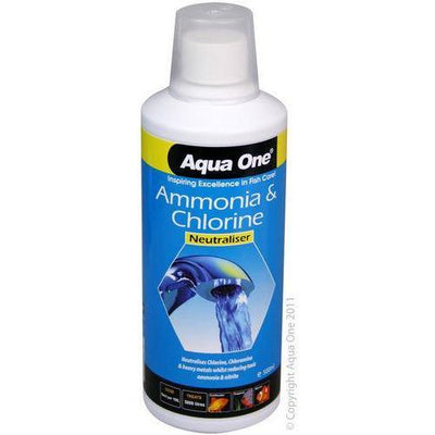 AQUA ONE Ammonia Remover Chlorine Neutraliser Treatment