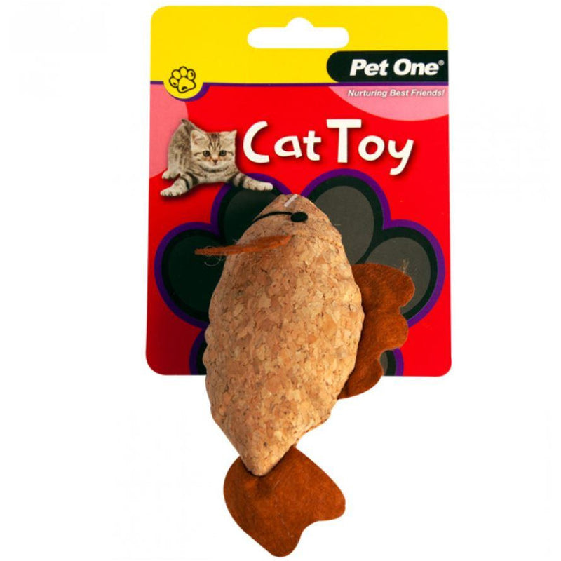 Plush Cork Cat Toy