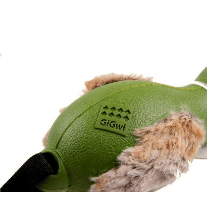 Duck with Plush Tail Green