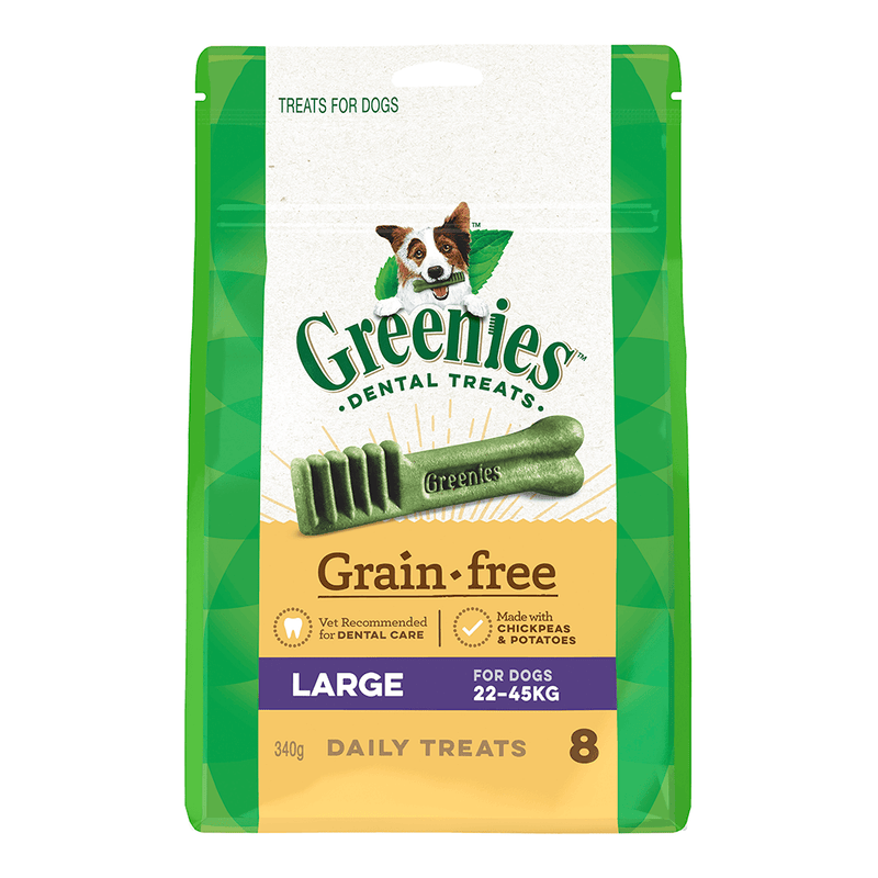 GREENIES DOG Grain Free Treat Pack 340g