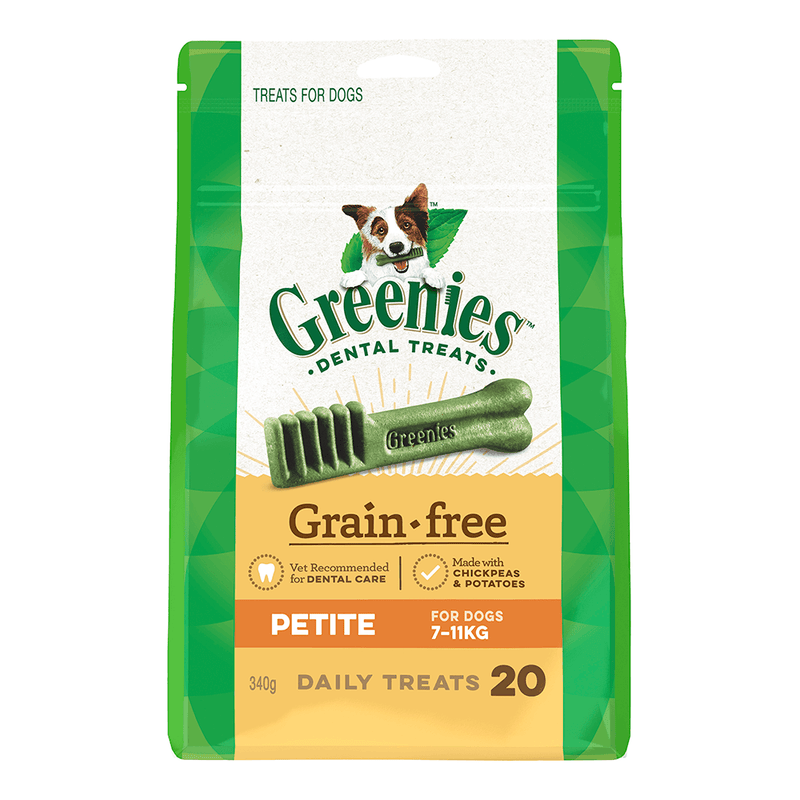 GREENIES DOG Grain Free Treat Pack 340g