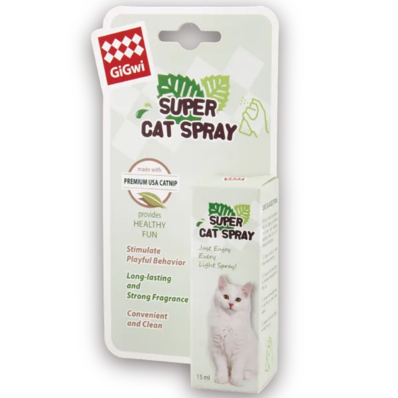GIGWI Cat Super Catnip Spray 15ml - PET PARLOR
