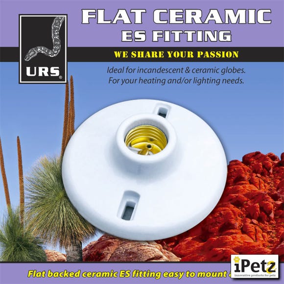 Ultimate Flat ceramic ES fitting